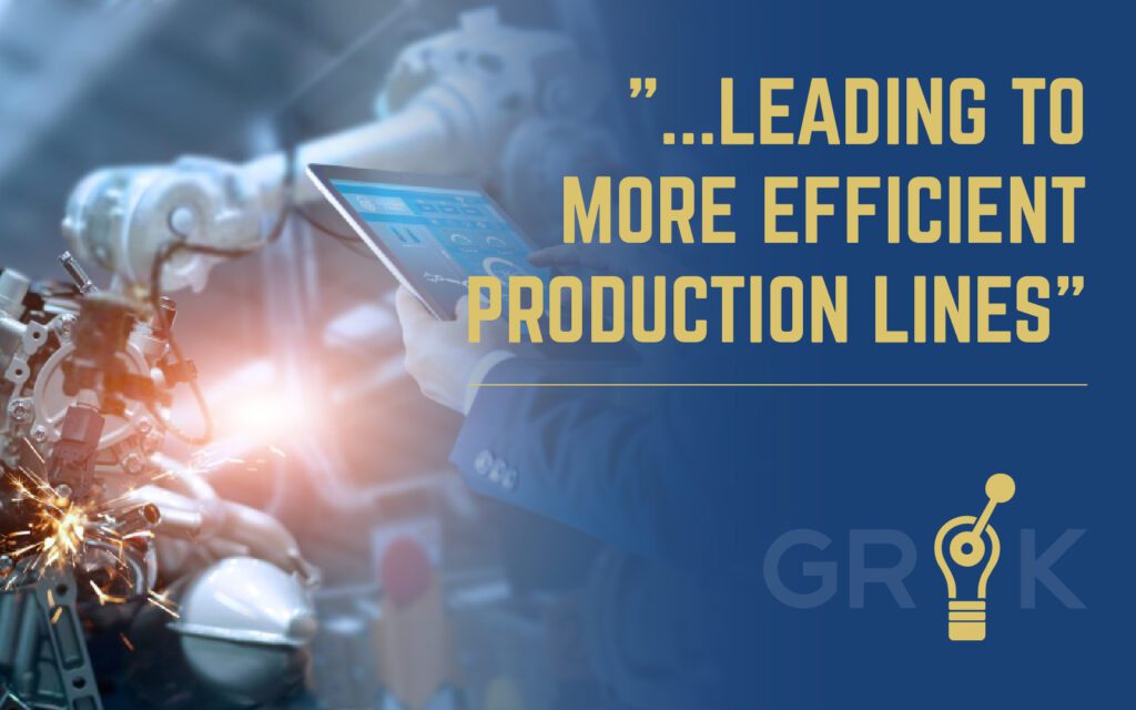 In a modern manufacturing setting, a robotic arm is welding with bright sparks, monitored by a professional using a tablet, illustrating the concept of 'AIOps in business' as it leads to more efficient production lines.